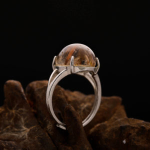 Nhẫn Thạch Anh Tóc Đỏ #NTA0030 4