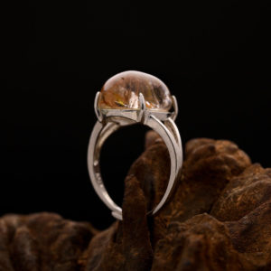 Nhẫn Thạch Anh Tóc Đỏ #NTA0030 5