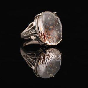 Nhẫn Thạch Anh Tóc Đỏ #NTA0031 2