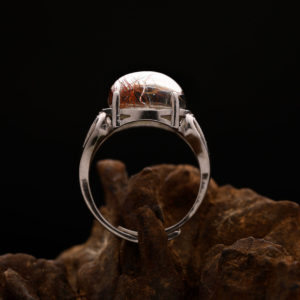 Nhẫn Thạch Anh Tóc Đỏ #NTA0031 3