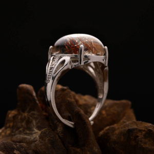 Nhẫn Thạch Anh Tóc Đỏ #NTA0031 4