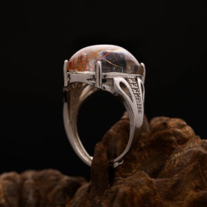 Nhẫn Thạch Anh Tóc Đỏ #NTA0031 5