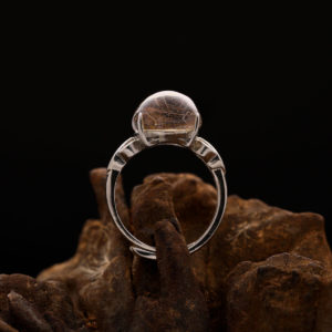 Nhẫn Thạch Anh Tóc Nâu #NTA0032 3