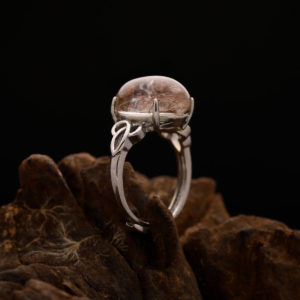 Nhẫn Thạch Anh Tóc Nâu #NTA0032 4