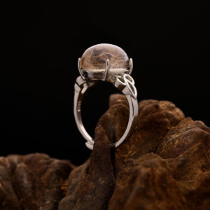 Nhẫn Thạch Anh Tóc Nâu #NTA0032 5