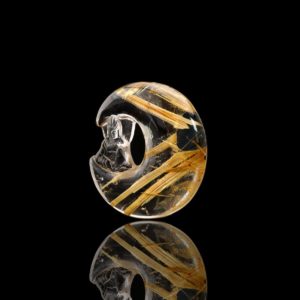 Mặt Phật Quan Thế Âm Bồ Tát - Tóc vàng bã mía #MTV0099 2