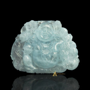 Mặt Phật Di Lặc Aquamarine #MAQ0001