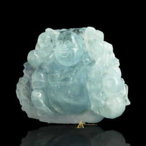 Mặt Phật Di Lặc Aquamarine #MAQ0001