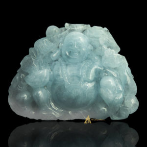 Mặt Phật Di Lặc Aquamarine #MAQ0002