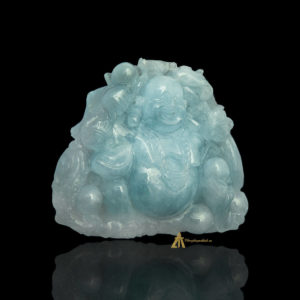 Mặt Phật Di Lặc Aquamarine #MAQ0002