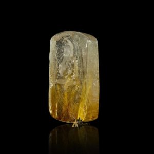 Mặt Phật Như Lai Đại Nhật - Tóc vàng bã mía #MTV0180