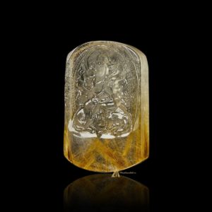 Mặt Phật Phổ Hiền Bồ Tát - Tóc vàng bã mía #MTV0181