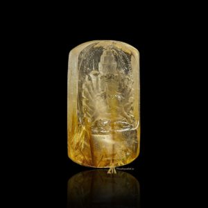 Mặt Phật Thiên Thủ Thiên Nhãn - Tóc vàng bã mía #MTV0189