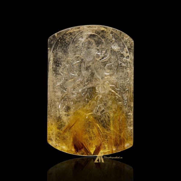 Mặt Phật Phổ Hiền Bồ Tát - Tóc vàng bã mía #MTV0192