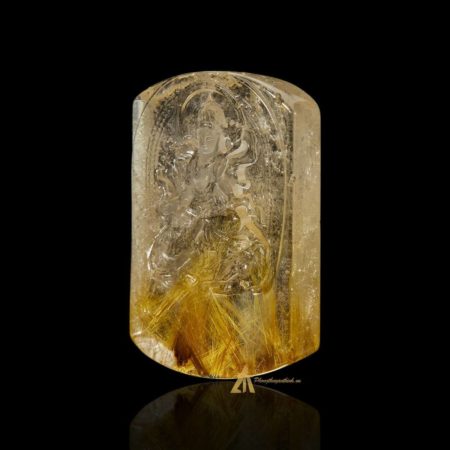 Mặt Phật Phổ Hiền Bồ Tát - Tóc vàng bã mía #MTV0192