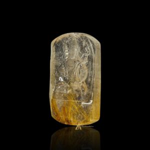 Mặt Phật Hư Không Tạng Bồ Tát - Tóc vàng bã mía #MTV0194