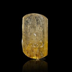 Mặt Phật Thiên Thủ Thiên Nhãn - Tóc vàng bã mía #MTV0195