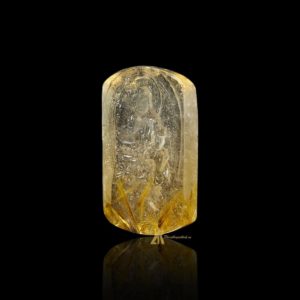 Mặt Phật Bất Động Minh Vương - Tóc vàng bã mía #MTV0198