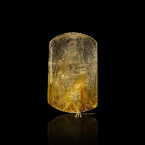 Mặt Phật Bất Động Minh Vương - Tóc vàng bã mía #MTV0201