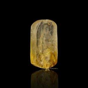 Mặt Phật Bất Động Minh Vương - Tóc vàng bã mía #MTV0201