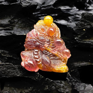 Mặt Rồng Tourmaline #MTM0002