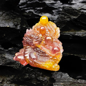 Mặt Rồng Tourmaline #MTM0002 1