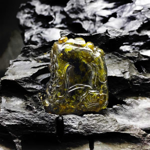 Mặt Phật Di Lặc Tourmaline #MTM0009 1