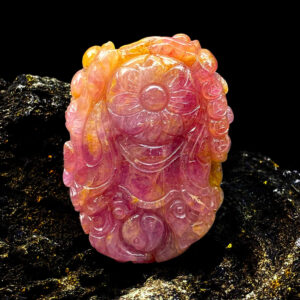 Mặt Phật Di Lặc Ruby #MRB-252-04 3