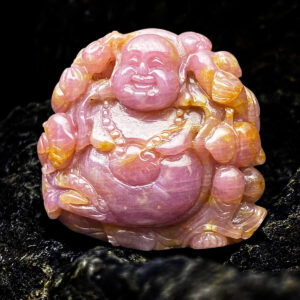 Mặt Phật Di Lặc Ruby #MRB-0309-02 1