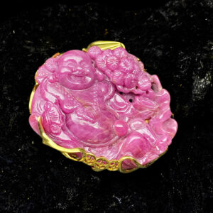 Mặt Phật Di Lặc Ruby Lục Yên #MRBLY-0330-04 1