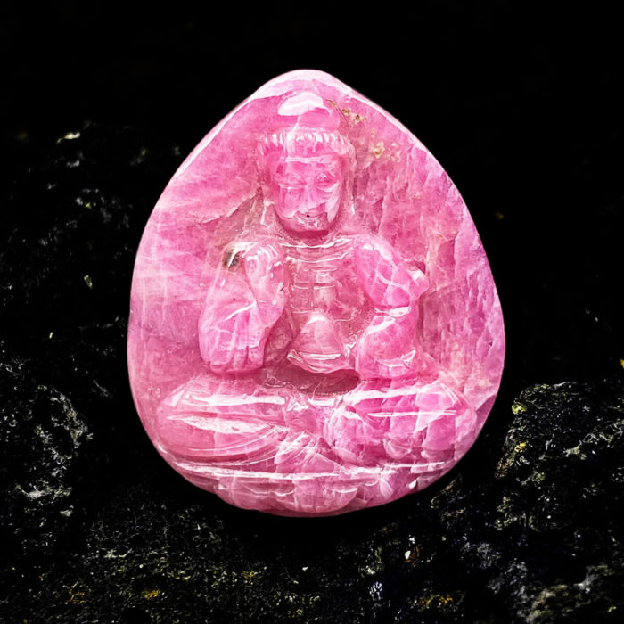 Mặt Phật A Di Đà Ruby #MRBT-0309-12