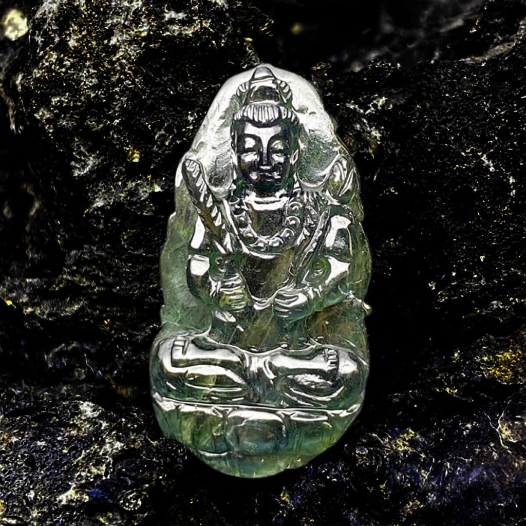 Mặt Phật Hư Không Tạng Bồ Tát Sapphire #MSP-0310-21