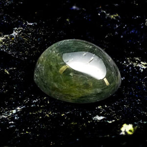 Mặt Nhẫn Đá Sapphire Xanh Chuối #MSP-0321-02 3