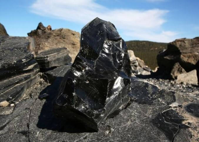 Obsidian Hắc Diện Thạch Thô Obsidian Hắc Diện Thạch Thô