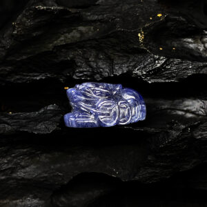 Mặt Tỳ Hưu Đá Sapphire Tự Nhiên #MSP-0404-02 3