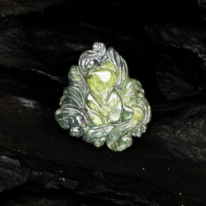 Mặt Hồ Ly Đá Sapphire Tự Nhiên #MSP-0404-04 1