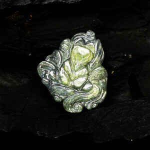 Mặt Hồ Ly Đá Sapphire Tự Nhiên #MSP-0404-04 2