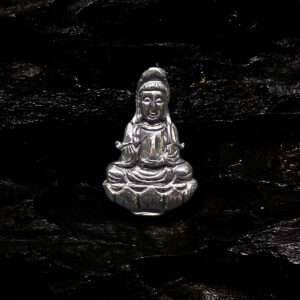 Mặt Quan Thế Âm Bồ Tát Sapphire Đen #MSPD-0406-01