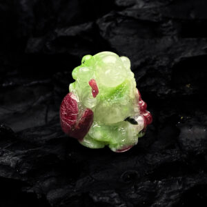 Mặt Phật Di Lặc Ruby Zoisite Thiên Nhiên #MRB-0519-02 1