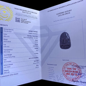 Mặt Quan Thế Âm Bồ Tát Sapphire #MSP-0519-02 2