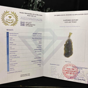 Mặt Quan Thế Âm Bồ Tát Cưỡi Rồng Sapphire #MSP-0519-05 1