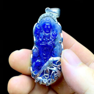 Mặt Quan Thế Âm Bồ Tát Sapphire Lục Yên #MSP-0718-02