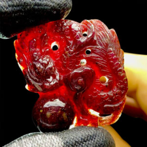 Mặt Rồng - Huyết Long Phun Châu - Đá Ruby #MRB-0814-01 1