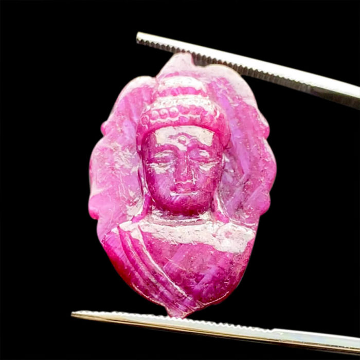 Mặt Phật A Di Đà Ruby Tự Nhiên #MRB-0825-01