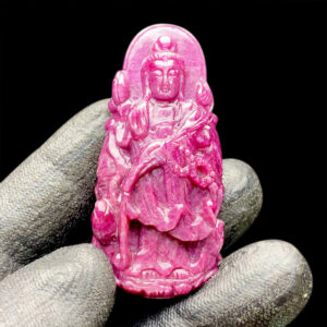 Mặt Quan Thế Âm Bồ Tát Ruby Nam Phi #MRB-0826-02