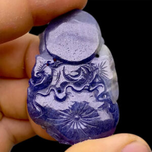 Mặt Quan Thế Âm Bồ Tát Sapphire Lục Yên #MSP-0801-04 1