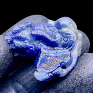 Mặt Tỳ Hưu Đá Sapphire Lục Yên #MSP-0808-01 1