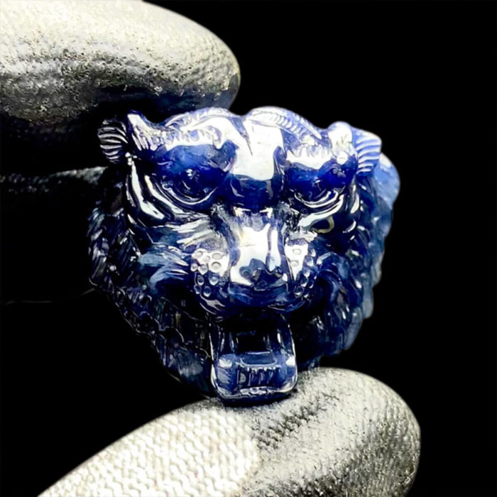 Mặt Sư Tử Sapphire Tự Nhiên #MSP-0814-02