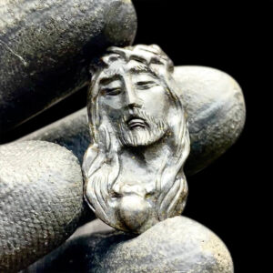 Mặt Chúa Giê Su Sapphire Đen #MSP-0815-01