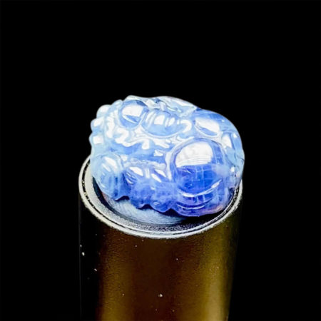 Mặt Nhẫn Tỳ Hưu Đá Sapphire Lục Yên #MSP-0820-03 1